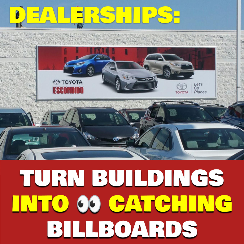 Car Dealer banner frame billboard